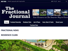 Tablet Screenshot of fractionaljournal.com